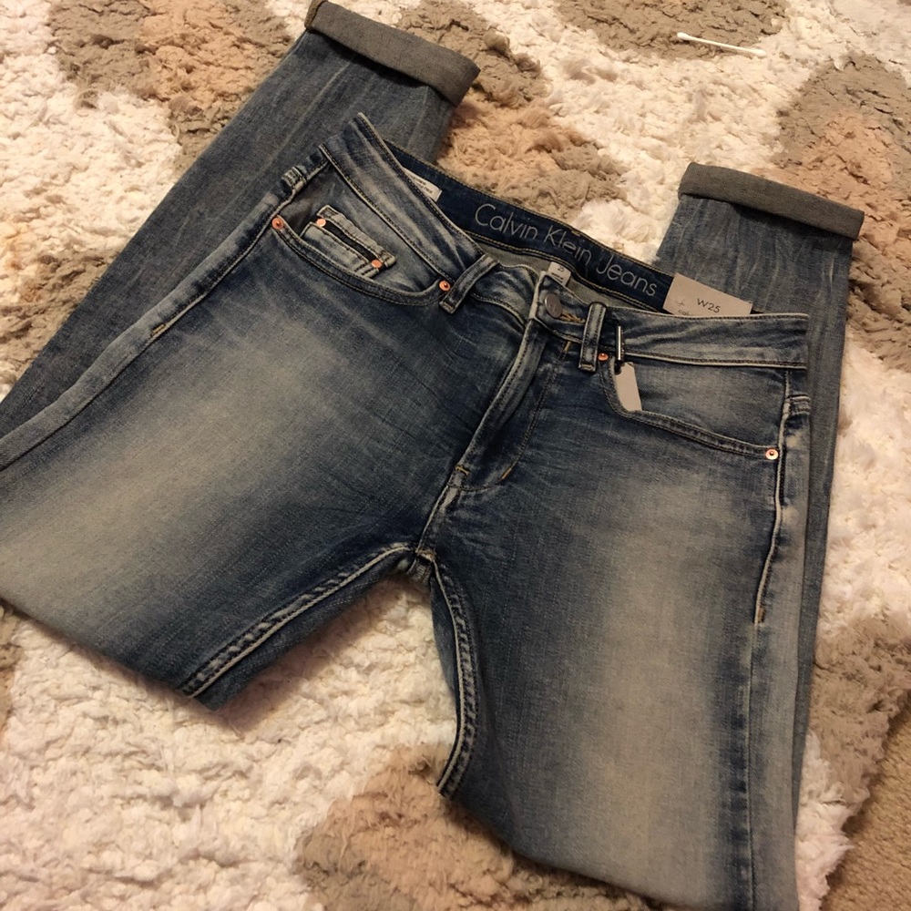Calvin Klein slim boyfriend jeans